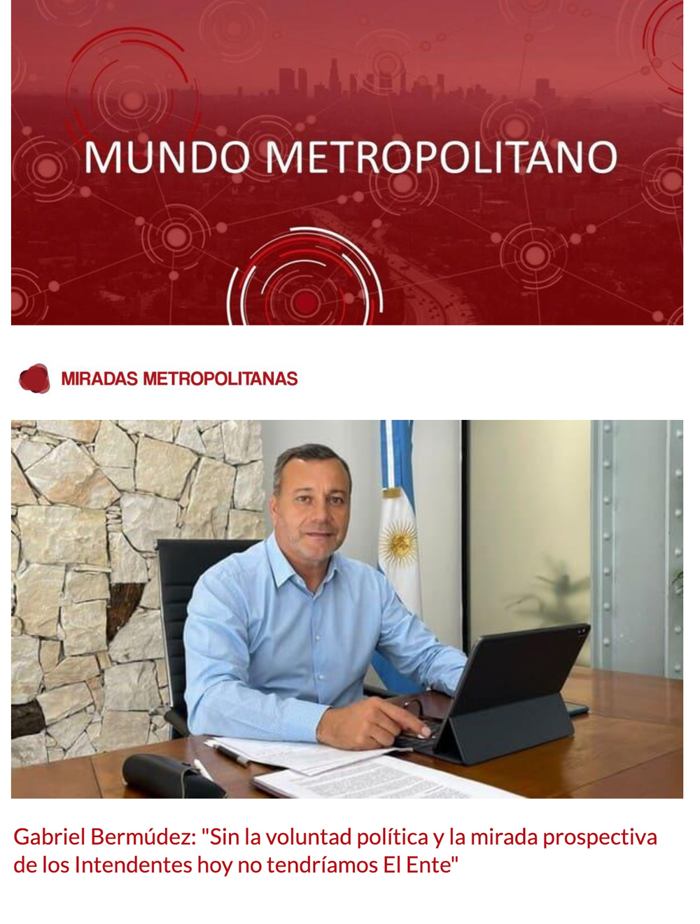 Newsletter Mundo Metropolitano 12
